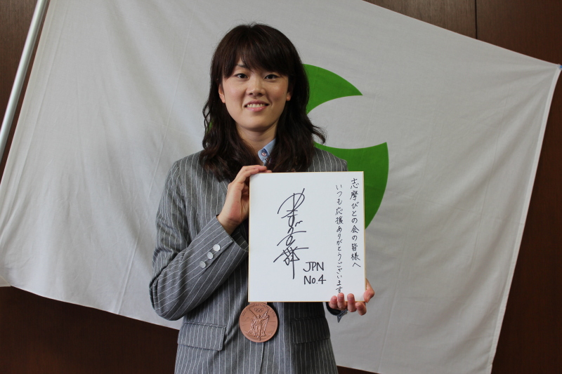 (写真)山口舞選手の様子