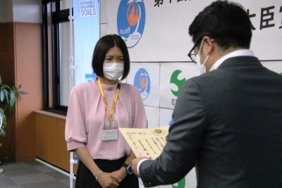 伝達式の様子