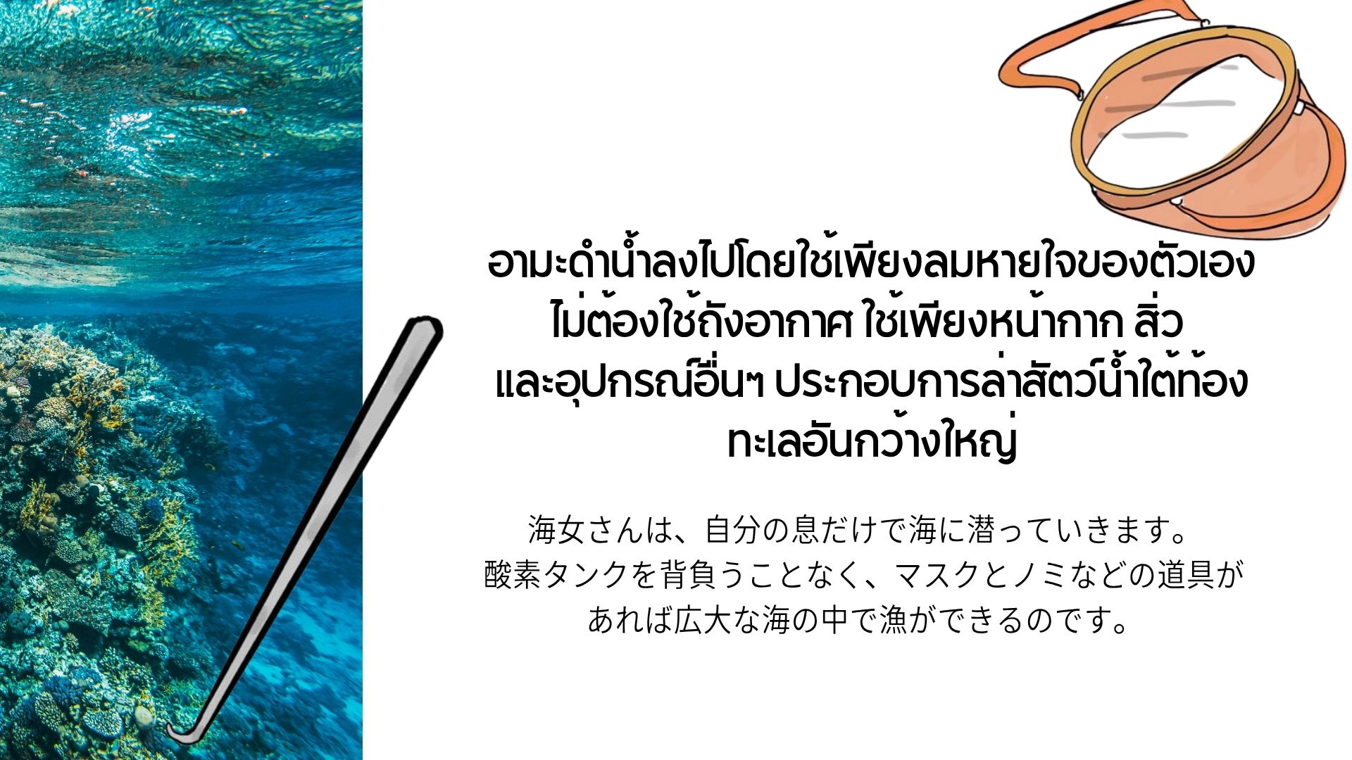 海女の道具の紹介
