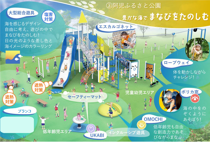 阿児ふるさと公園イメージ図