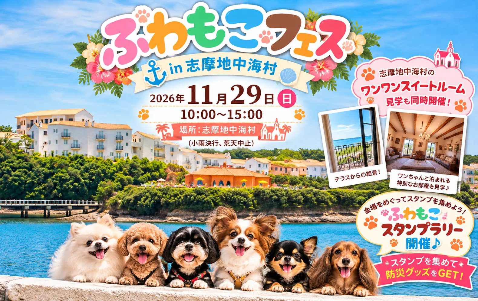 「ふわもこフェスin志摩地中海村」を開催します！|志摩市ホームページ