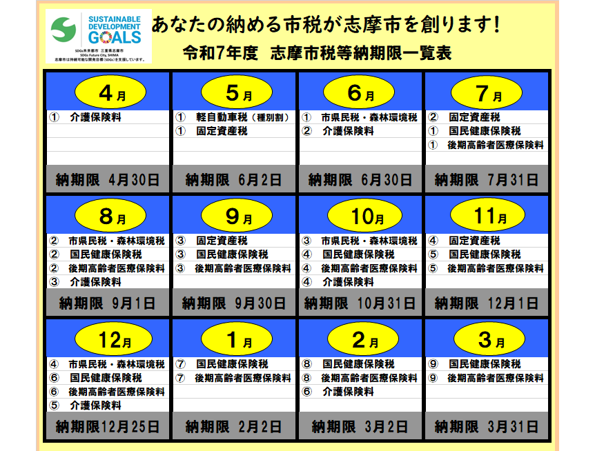 R7納期限カレンダー