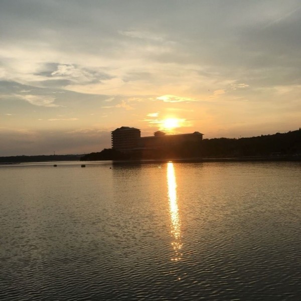 インスタグラムに掲載した夕陽