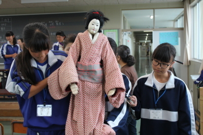 東海中学校郷土芸能クラブ練習