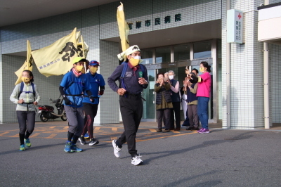 生命の駅伝　出発式