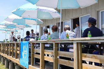 国府地区海岸・志島地区海岸 津波避難訓練