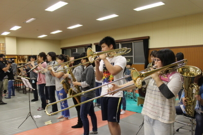伊勢えび囃子練習