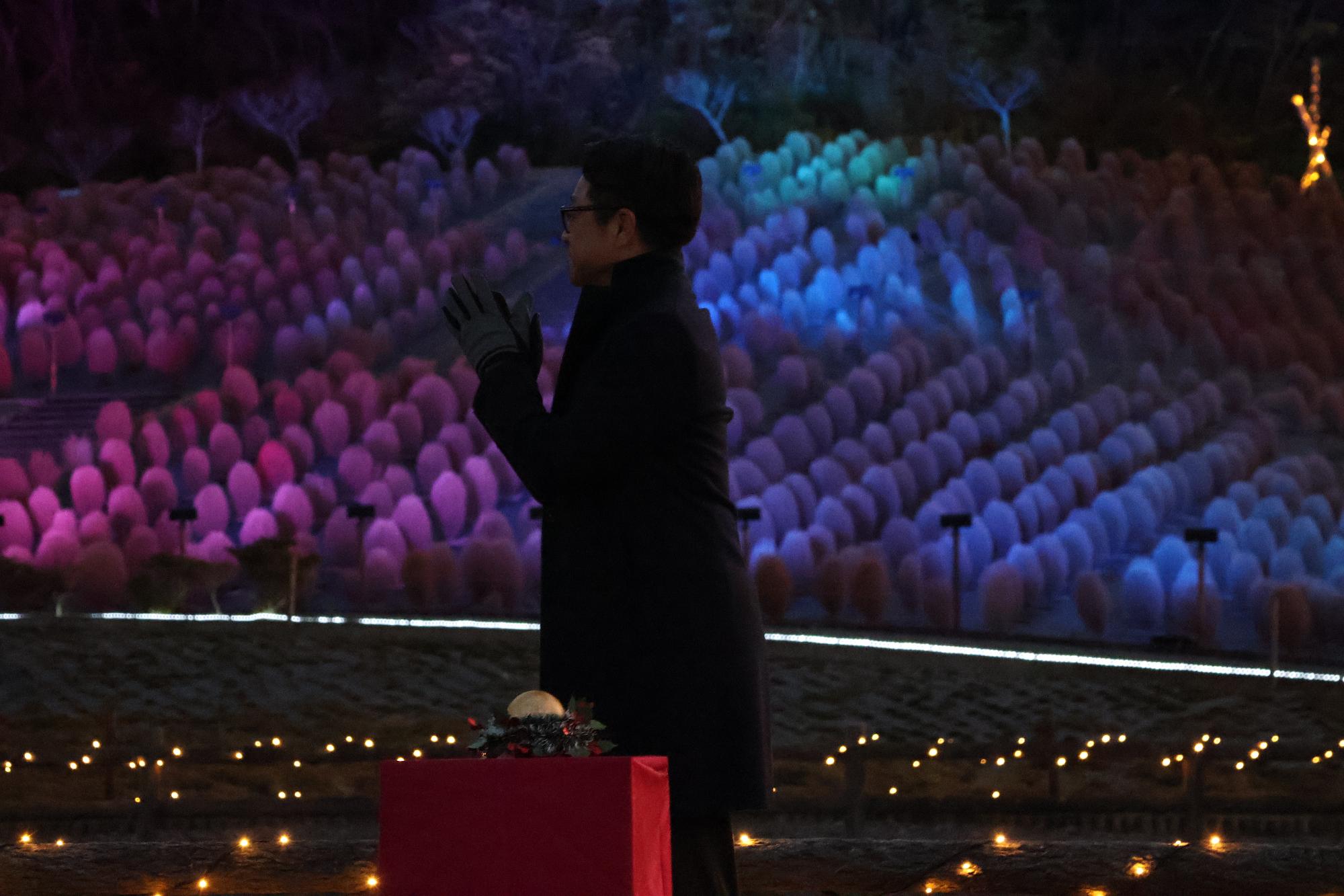 志摩市観光農園ライトアップ点灯式