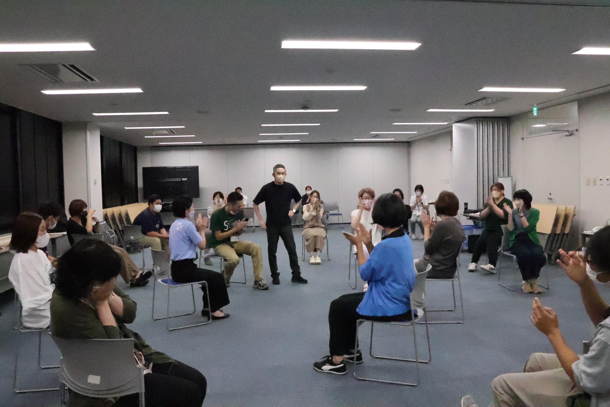 介護に寄り添う演技体験講座の様子4