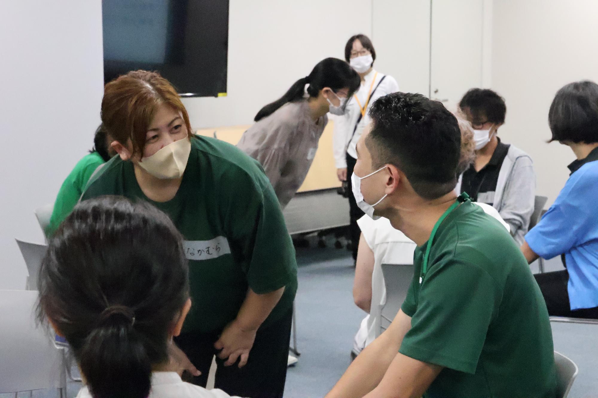 介護に寄り添う演技体験講座の様子6