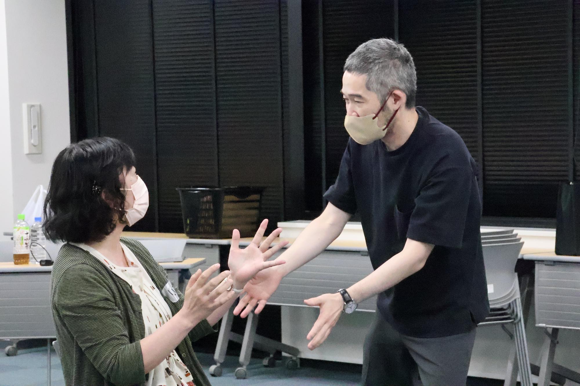介護に寄り添う演技体験講座の様子7