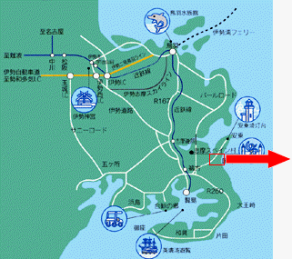 （地図）阿児町案内図