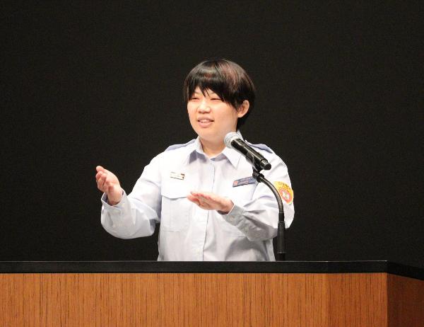 発表の様子A