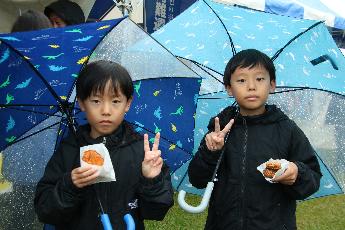 ニベのフライふるまい